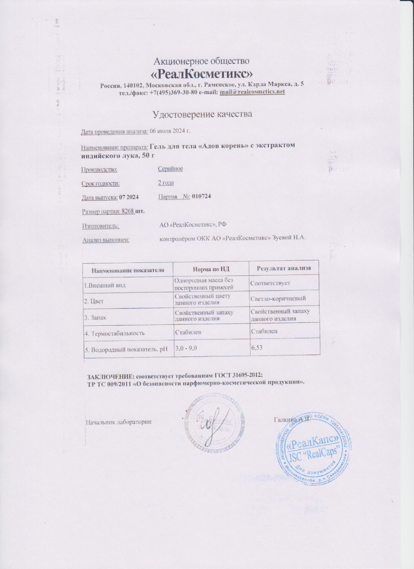 Паспорт №072024